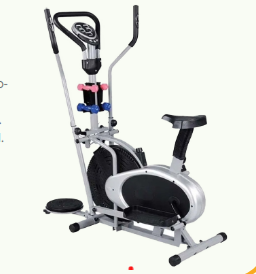 Eliptica Mecánica c/disco y pesas ALM-1200D