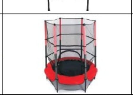 Trampolín niños c/ malla 1.44m TRNET