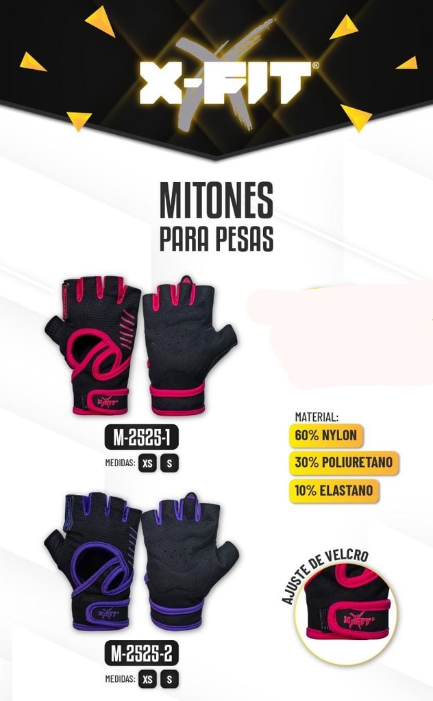 Mitones X-FIT 2525