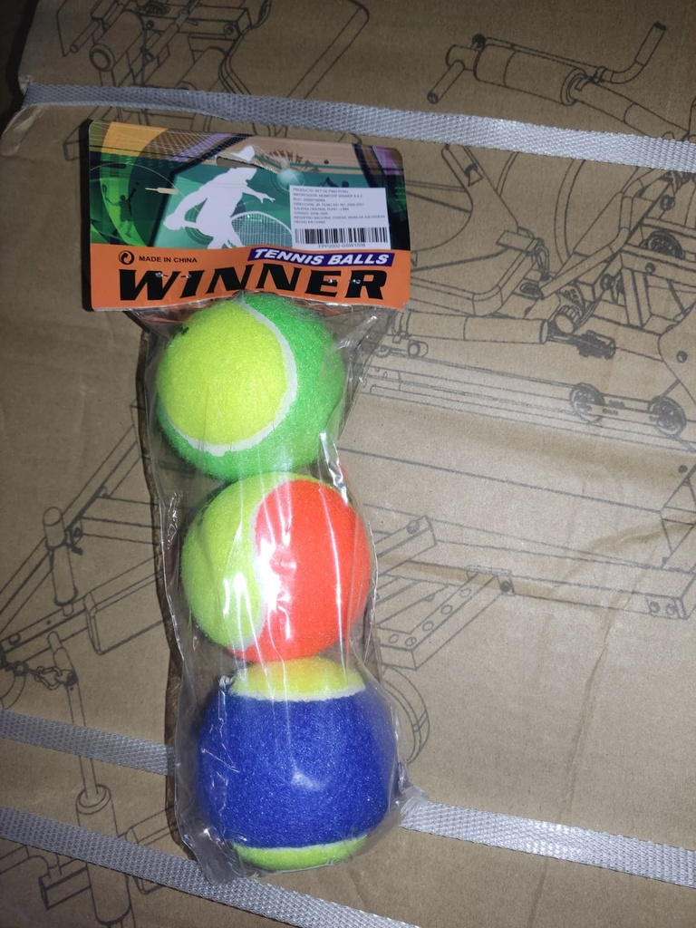 Pelota de Tennis Winner ec. bolsa