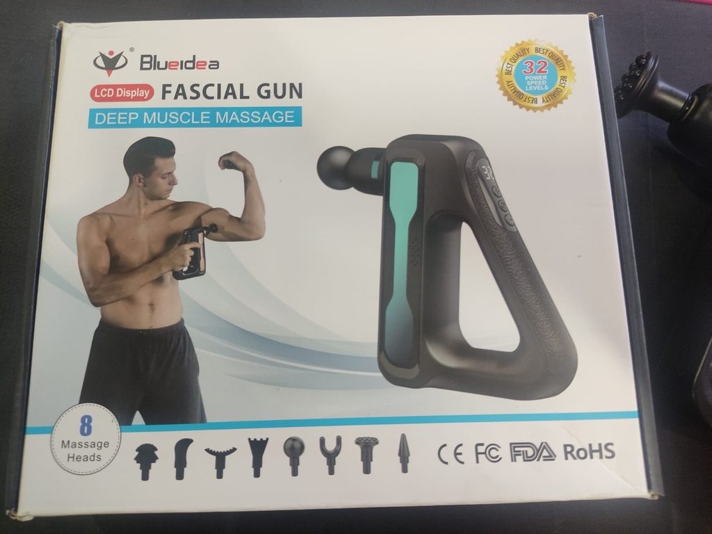 Fascial Gun( Blue Idea ) 8 cabezales