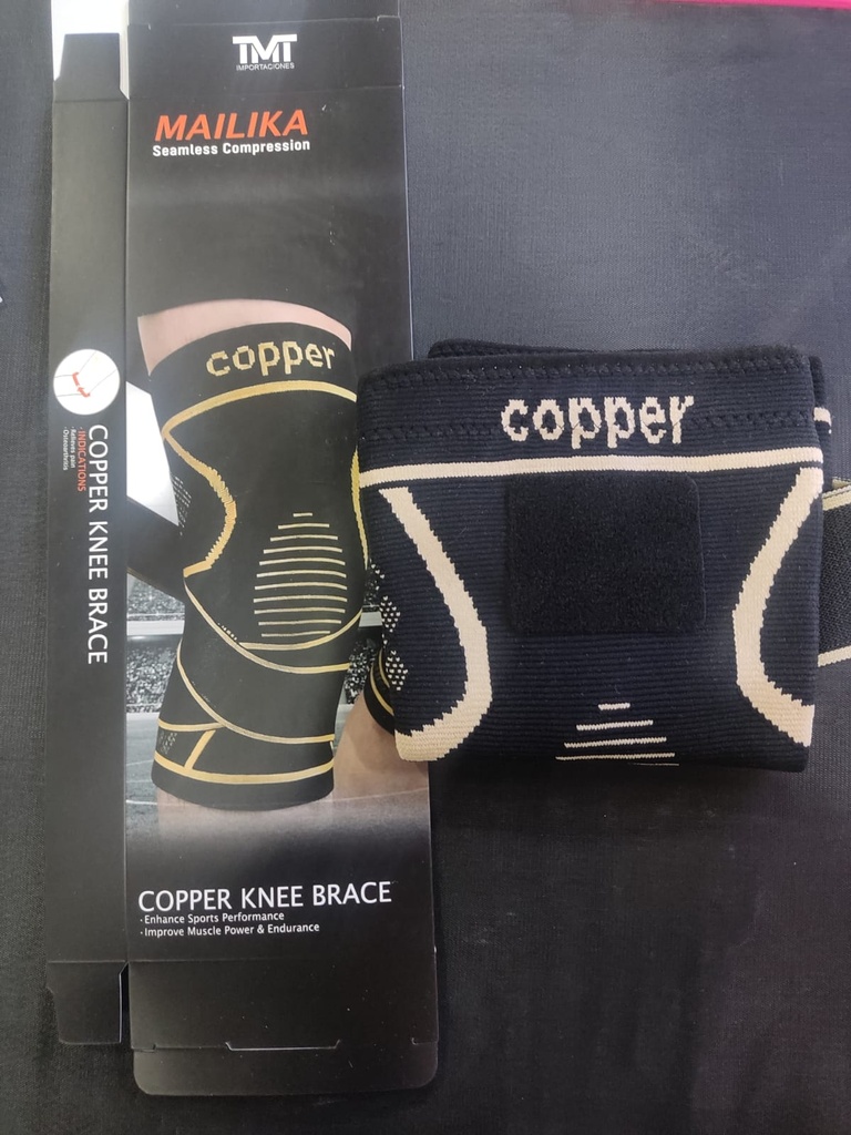 Rodillera Copper Ajustable Mailika DE-19