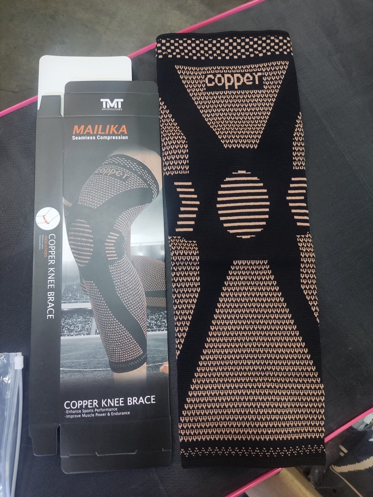 Rodillera larga copper Mailika DE-12