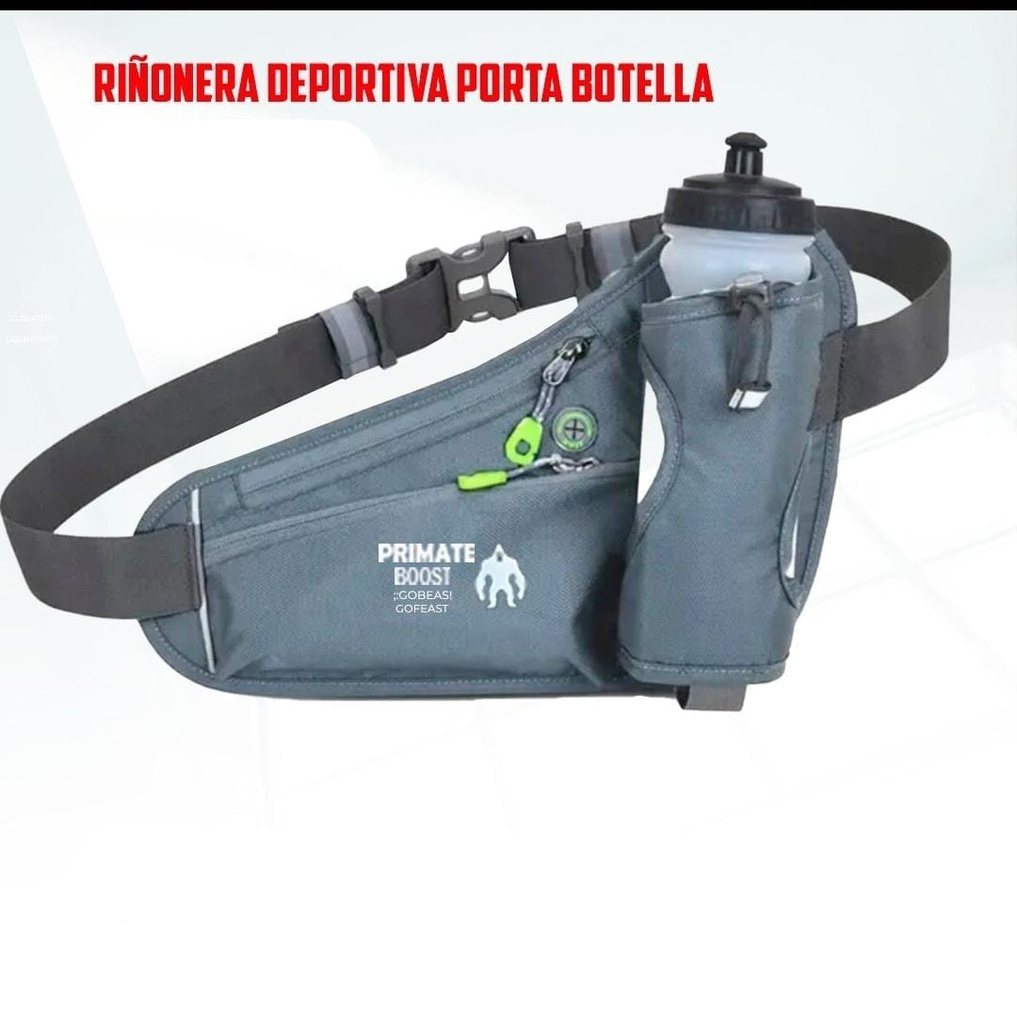 Riñonera deportiva PRIMATE con portabotella