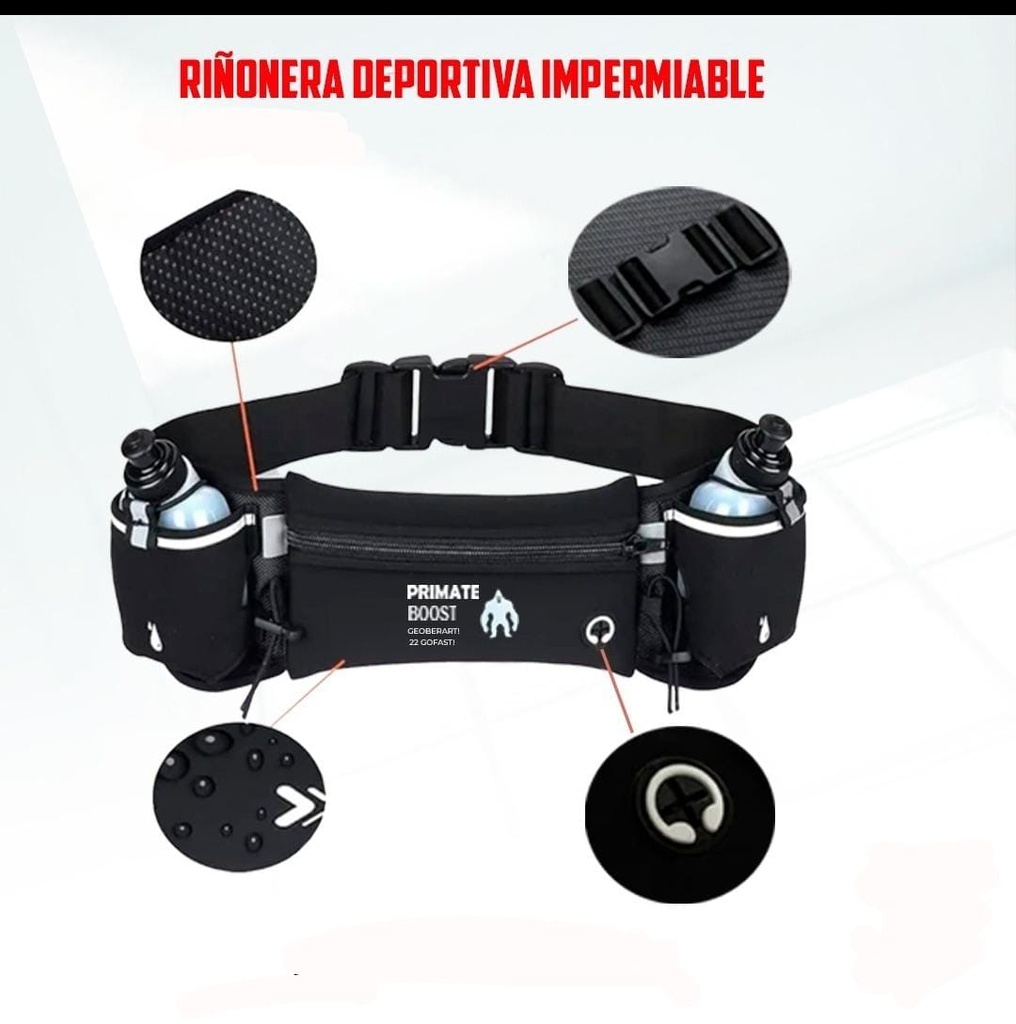 Riñonera deportiva impermeable